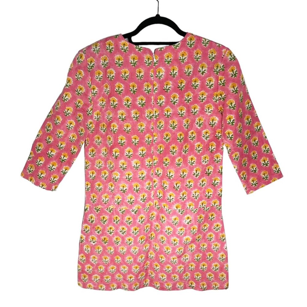 CJ LAING Palm Royale Block Print Tunic - Picture 3 of 7